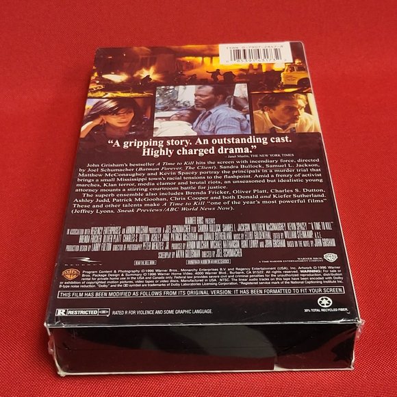 A Time To Kill 1996 VHS New Sealed - Picture 4 of 8